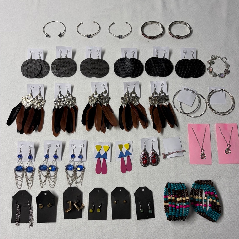 Bundle/Lot 36 pieces of new fashion jewelry perfect for gifting or reselling